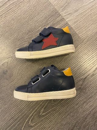 Sneakers Falcotto 21 blu con stella rossa