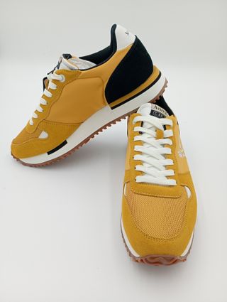 Scarpe Avirex camoscio senape n. 44