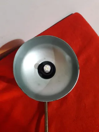 Lampada da scrivania verde anni '50