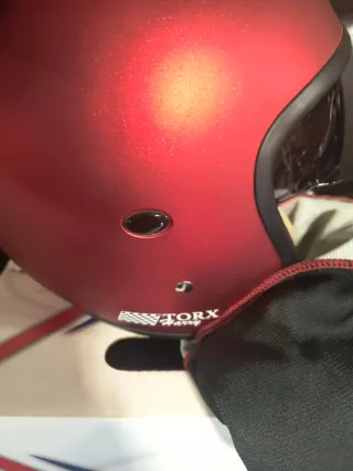 Capacete Torx Vermelho Novo