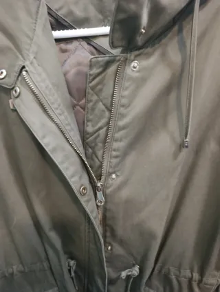 Chaqueta militar verde mujer