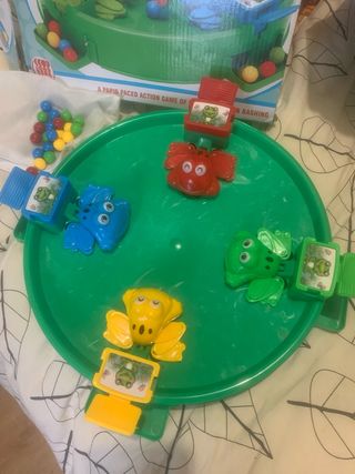 Juego de mesa Traga bolas ranas "Hungry Frogs"
