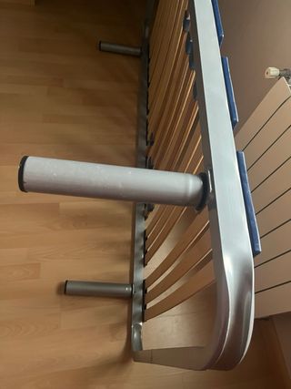 Somier 90cm con patas metálicas