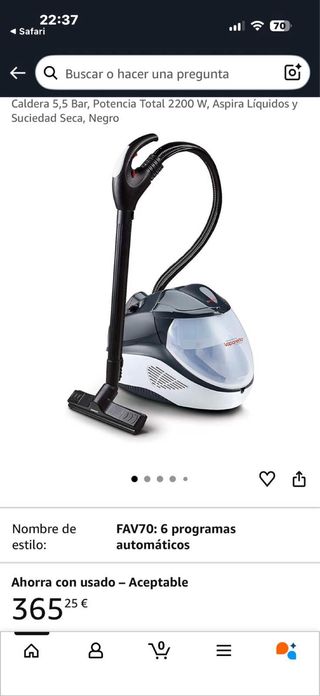 Limpiador a vapor Polti Vaporetto