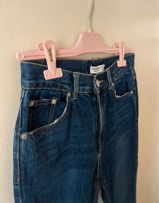 Pantalón vaquero Pull&Bear azul Talla 36 denim