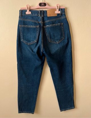 Pantalón vaquero Pull&Bear azul Talla 36 denim