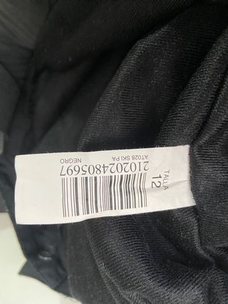 Pantalón Sky Esquí Nieve. Talla 12. Decatlón nuevo