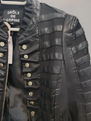 Chaqueta de vestir negra