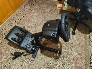 Logitech G923 + Cambio H + freno a mano