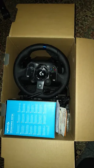 Logitech G923 + Cambio H + freno a mano