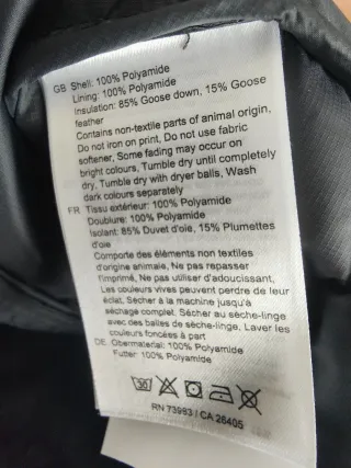 Chaqueta Helly Hansen Verglas Plumas Talla S