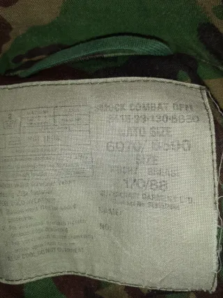 Chaqueta Militar Camuflaje NATO