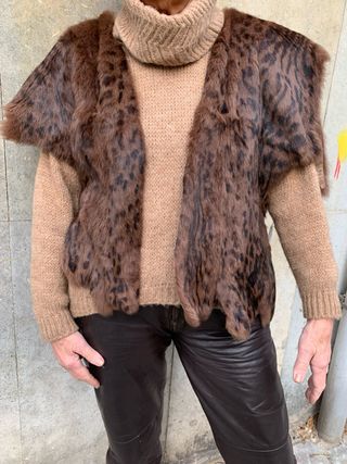 Chalecos de piel Vintage años 70