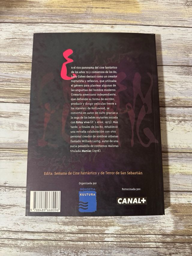 COHEN Y LUSTIG CARLOS AGUILAR LIBRO CINE TERROR