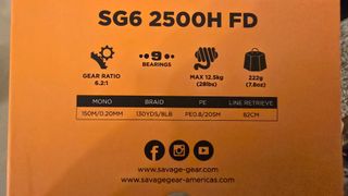 SAVAGE GEAR SG6 2500H FD, CARRETE PESCA