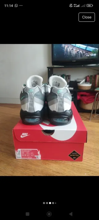 Nike Air Max 95 Gris y Turquesa