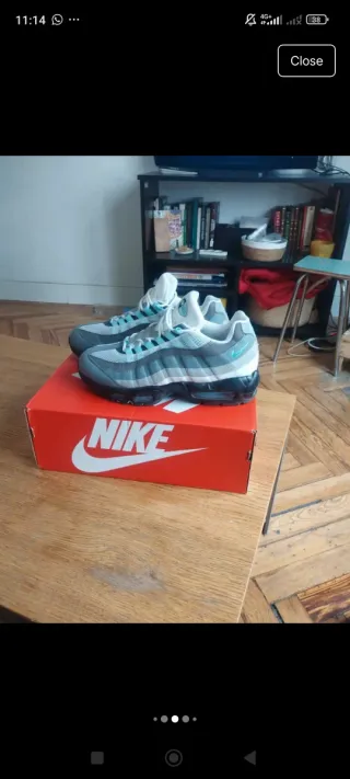 Nike Air Max 95 Gris y Turquesa