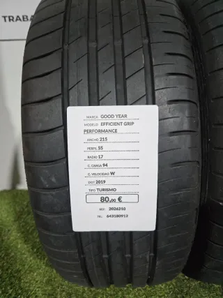 215 55 17 94W GOODYEAR EFFICIENT GRIP PERFORMANCE