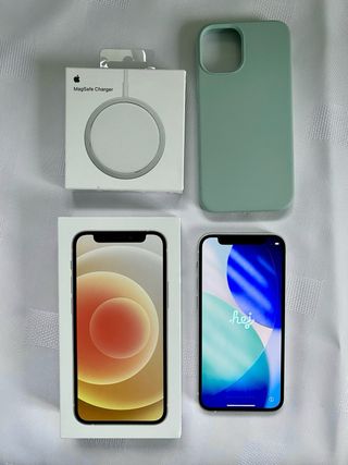 iPhone 12 mini 64GB Blanco + Caja y accesorios