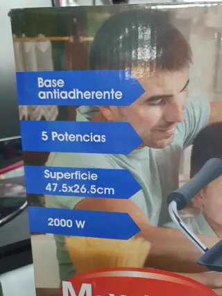 Plancha de Asar Eléctrica Maxell Power NUEVA