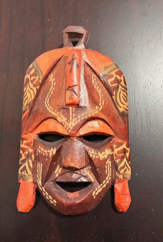 Máscara africana de madera