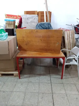 Mesa madera y metal