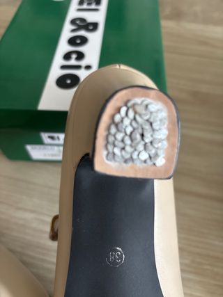 Zapatos Flamenco El Rocio Talla 38 Beige