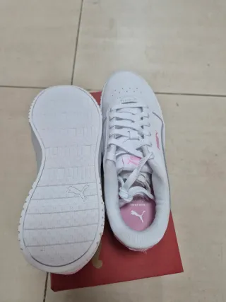 Zapatillas Puma Carina 2.0 Blancas y Rosas