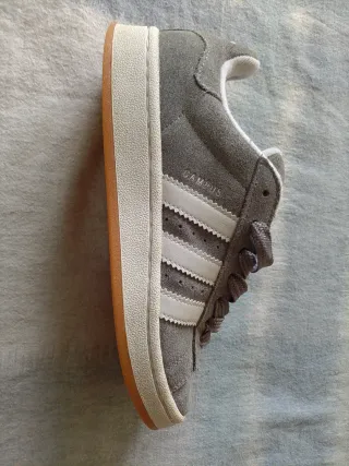 Zapatillas Adidas Campus Gris Talla 38 2/3
