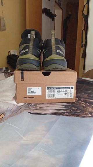 Zapatillas senderismo Salomon verdes