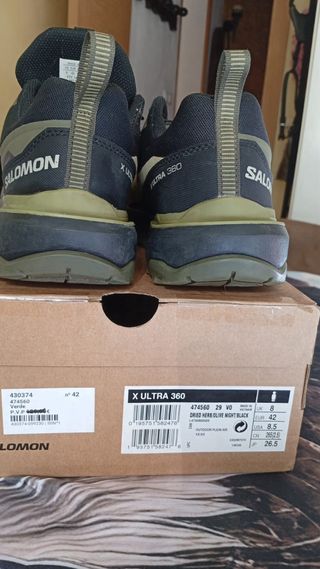 Zapatillas senderismo Salomon verdes