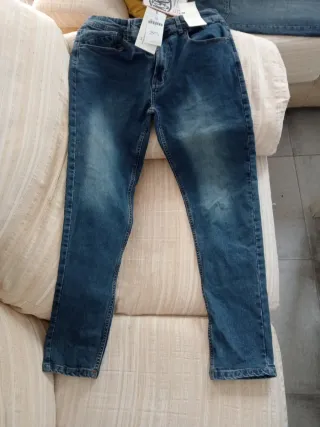 Pantalones vaqueros azules
