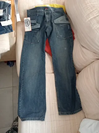 Pantalones vaqueros azules