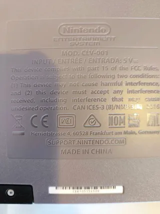 Nintendo NES Classic Mini + Mando Extra + extensor