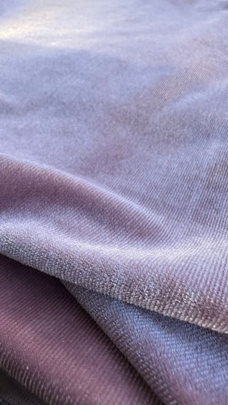 Tessuto Velluto Stretch rosa antico