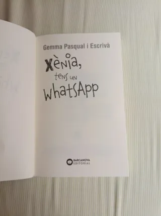 Xènia, tens un WhatsApp