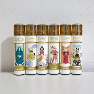 Set 12 Accendini Clipper Tarocchi