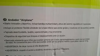 Andador Jane Airplane