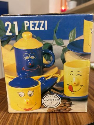 Set 21 Tazzine Vintage Anni '90