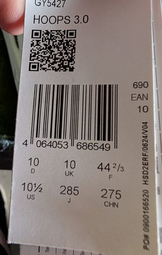 Zapatillas Adidas Hoops 3.0