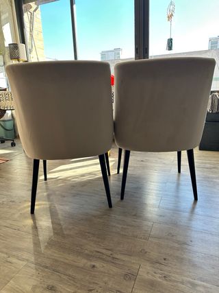 2 Sillas Blancas Maison du Monde