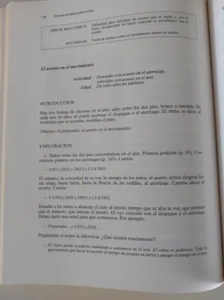 Libro Danza para niños