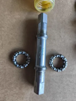 Pedalier Cuadradillo Shimano Cro mo de 1988