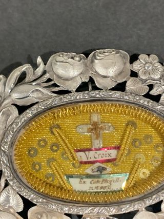 Relicario de la Pasión. Plata S.XIX