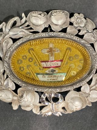 Relicario de la Pasión. Plata S.XIX