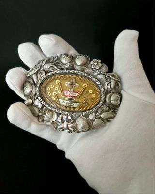 Relicario de la Pasión. Plata S.XIX