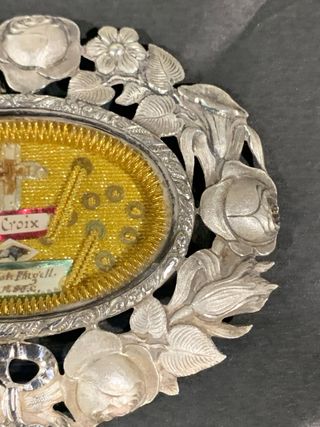 Relicario de la Pasión. Plata S.XIX