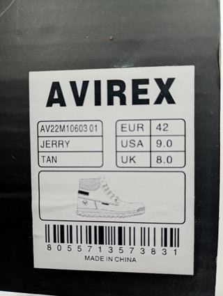 Stivali Avirex n. 42 senape
