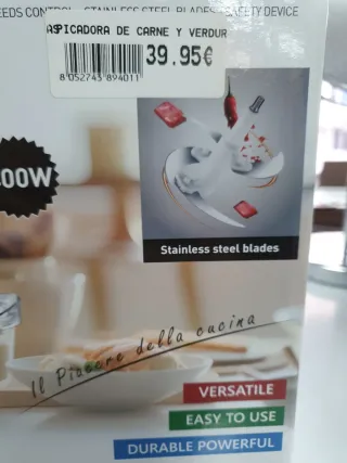 HOOMEI Tritatutto HM-6292A 400W NUEVO