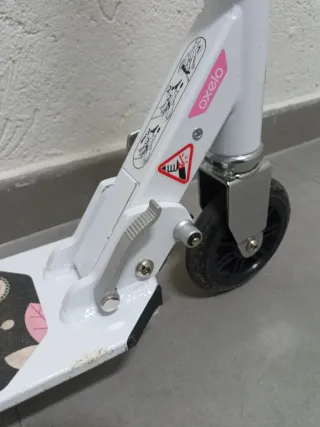 Patinete infantil rosa y blanco OXELO